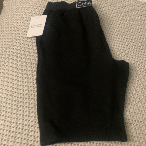 Calvin Klein black size Small lounge shorts NEW - Picture 6 of 8